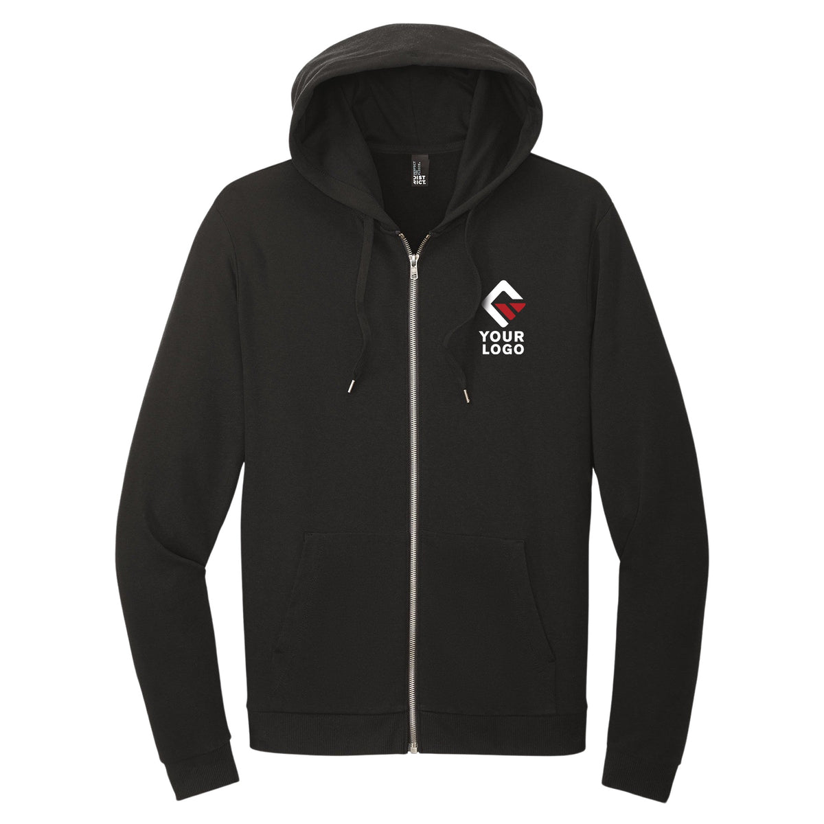District ®  Perfect Tri ®  Fleece Full-Zip Hoodie DT1302